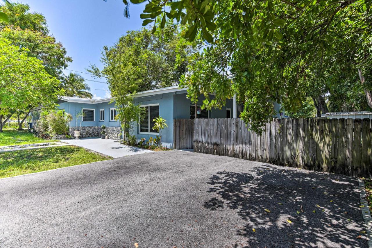 Shady And Eclectic Fort Lauderdale Dwelling With Yard! Екстер'єр фото