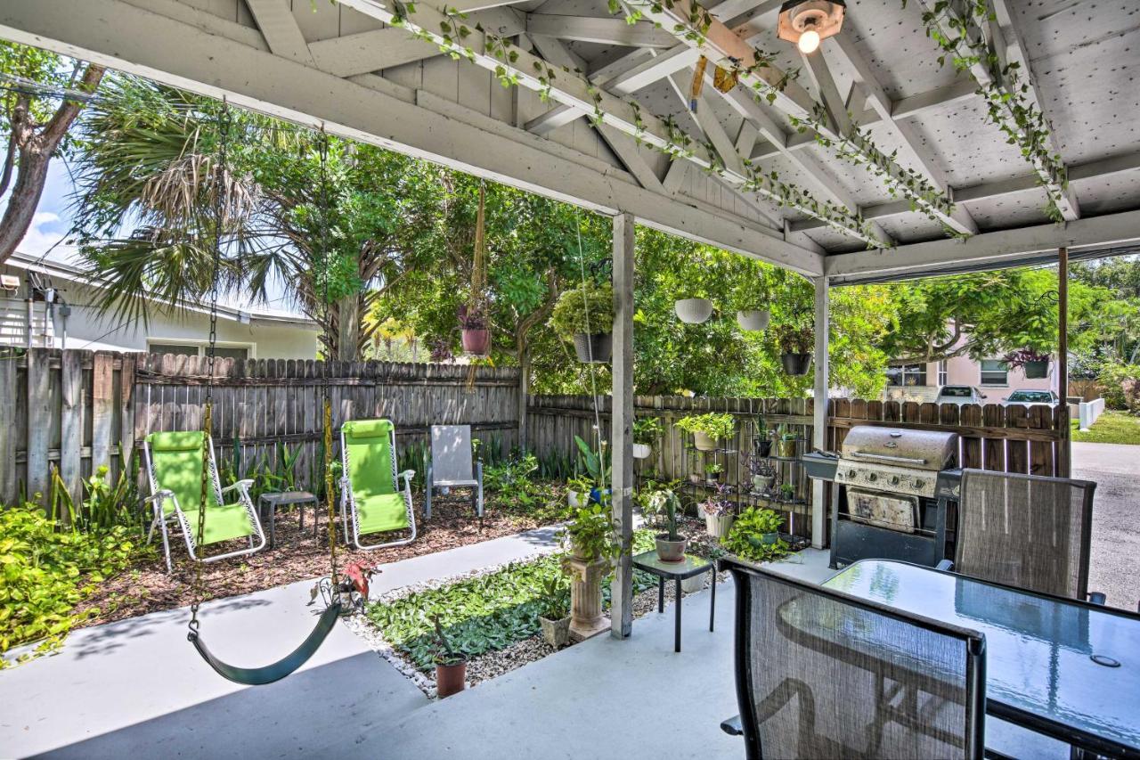 Shady And Eclectic Fort Lauderdale Dwelling With Yard! Екстер'єр фото